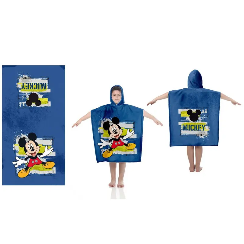 Disney Mickey prosop poncho din bumbac poza produsului