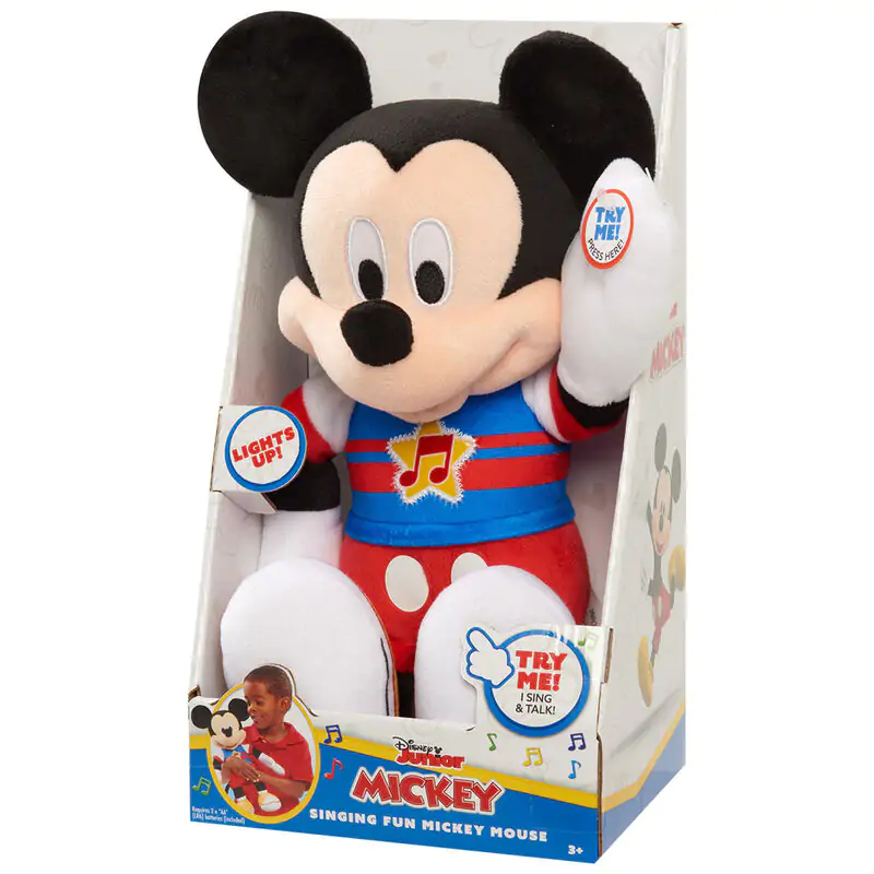 Jucărie de pluș sonor Disney Mickey 30cm poza produsului