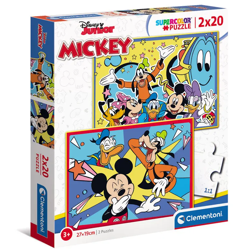 Disney Mickey puzzle 2 x 20 bucăți poza produsului