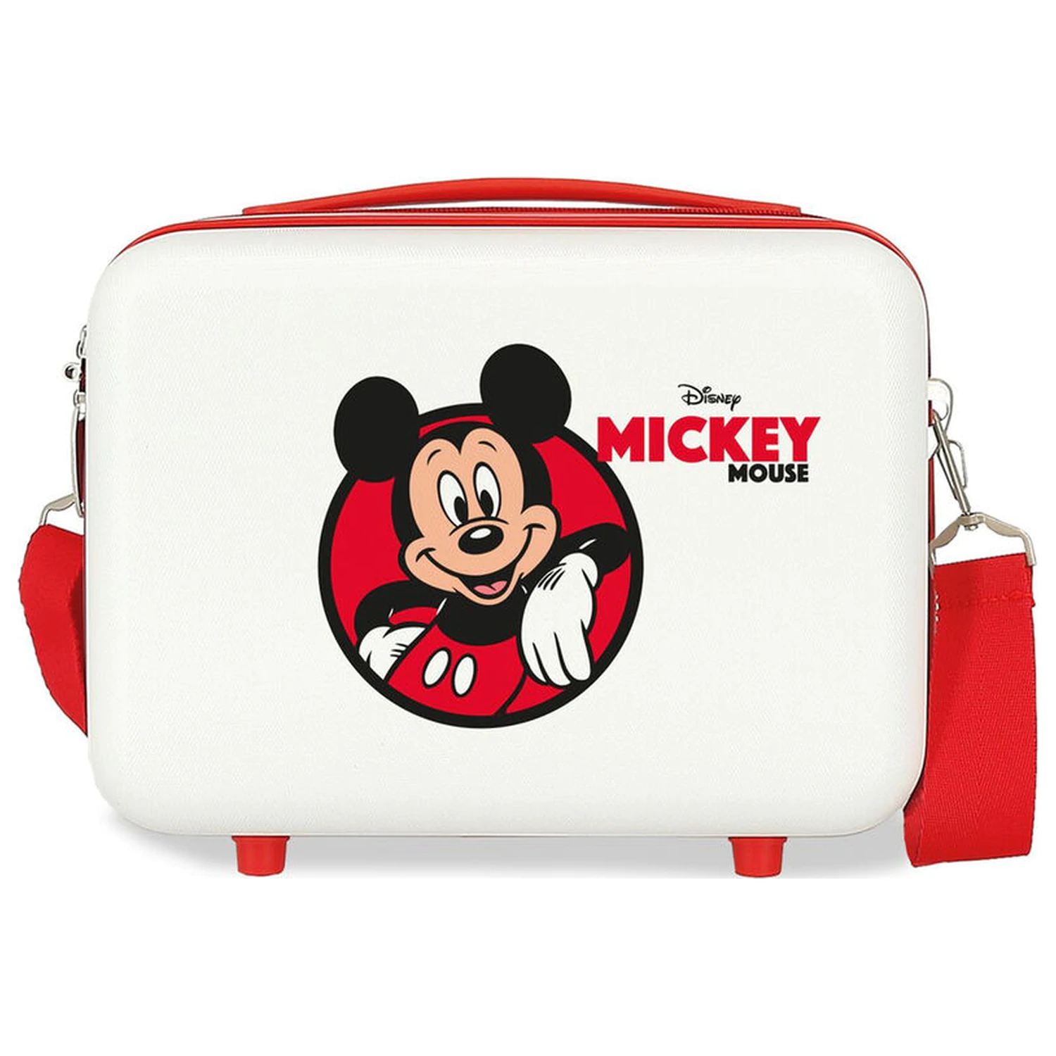 Disney Mickey Red ABS adaptable beauty case de 29 cm poza produsului