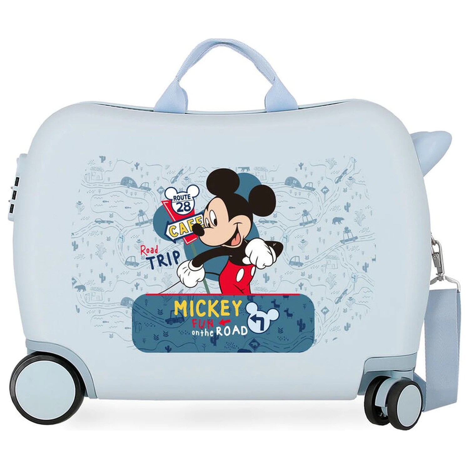 Disney Mickey Road Trip ABS geanta de voiaj troler 50cm poza produsului