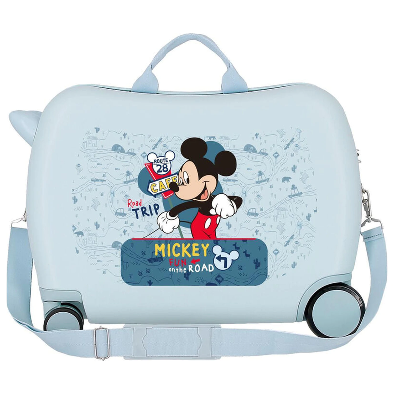 Disney Mickey Road Trip ABS geanta de voiaj troler 50cm poza produsului