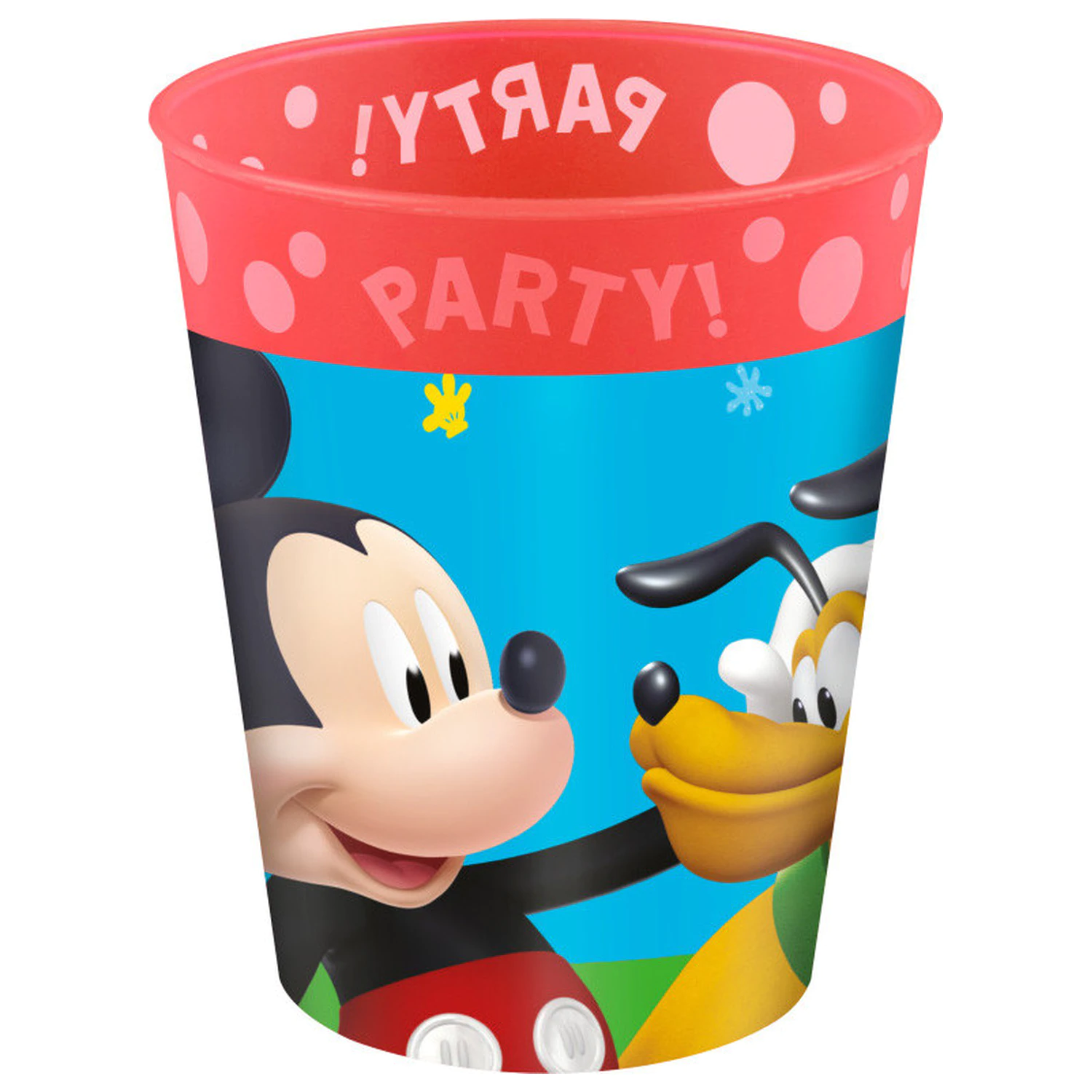 Disney Mickey Rock the House micro premium set de 4 căni de plastic 250 ml poza produsului