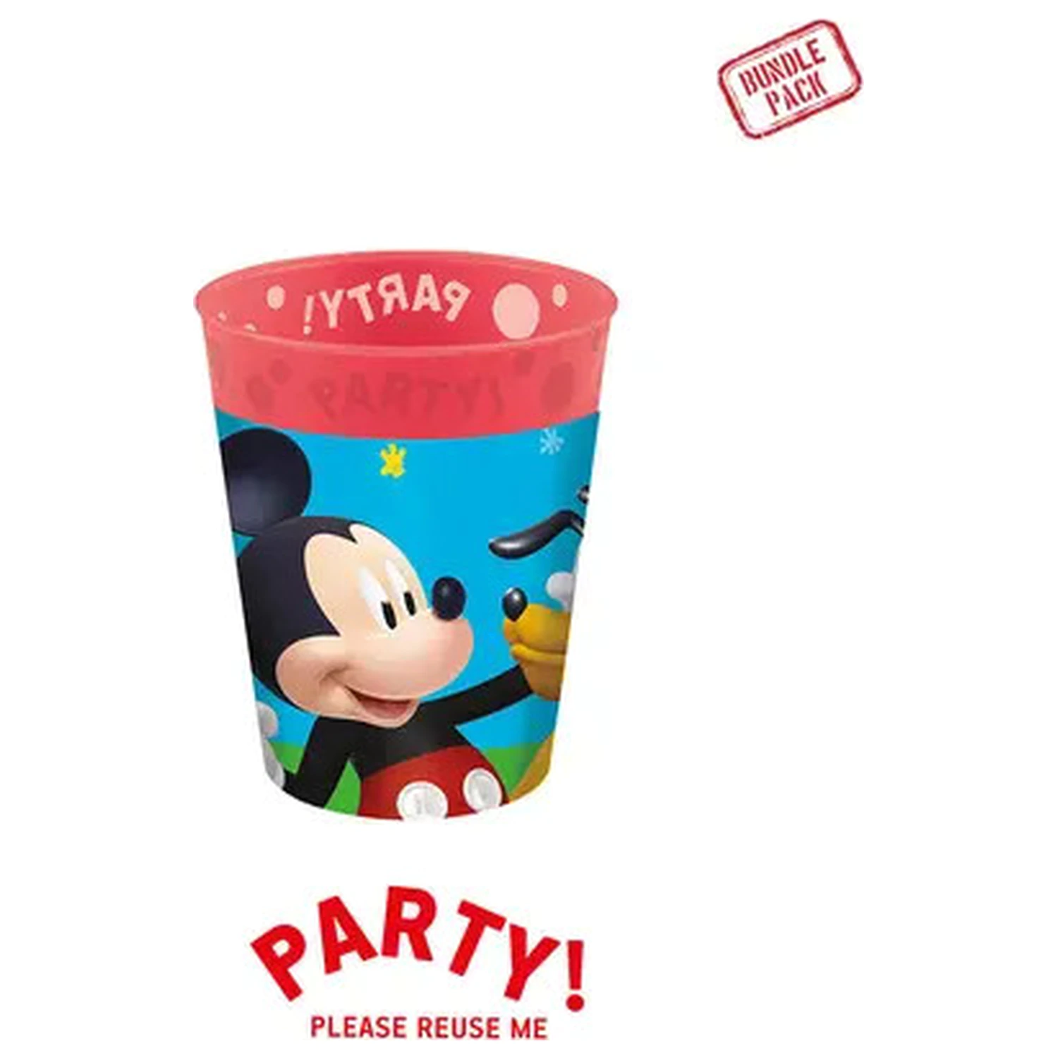 Disney Mickey Rock the House micro premium set de 4 căni de plastic 250 ml poza produsului