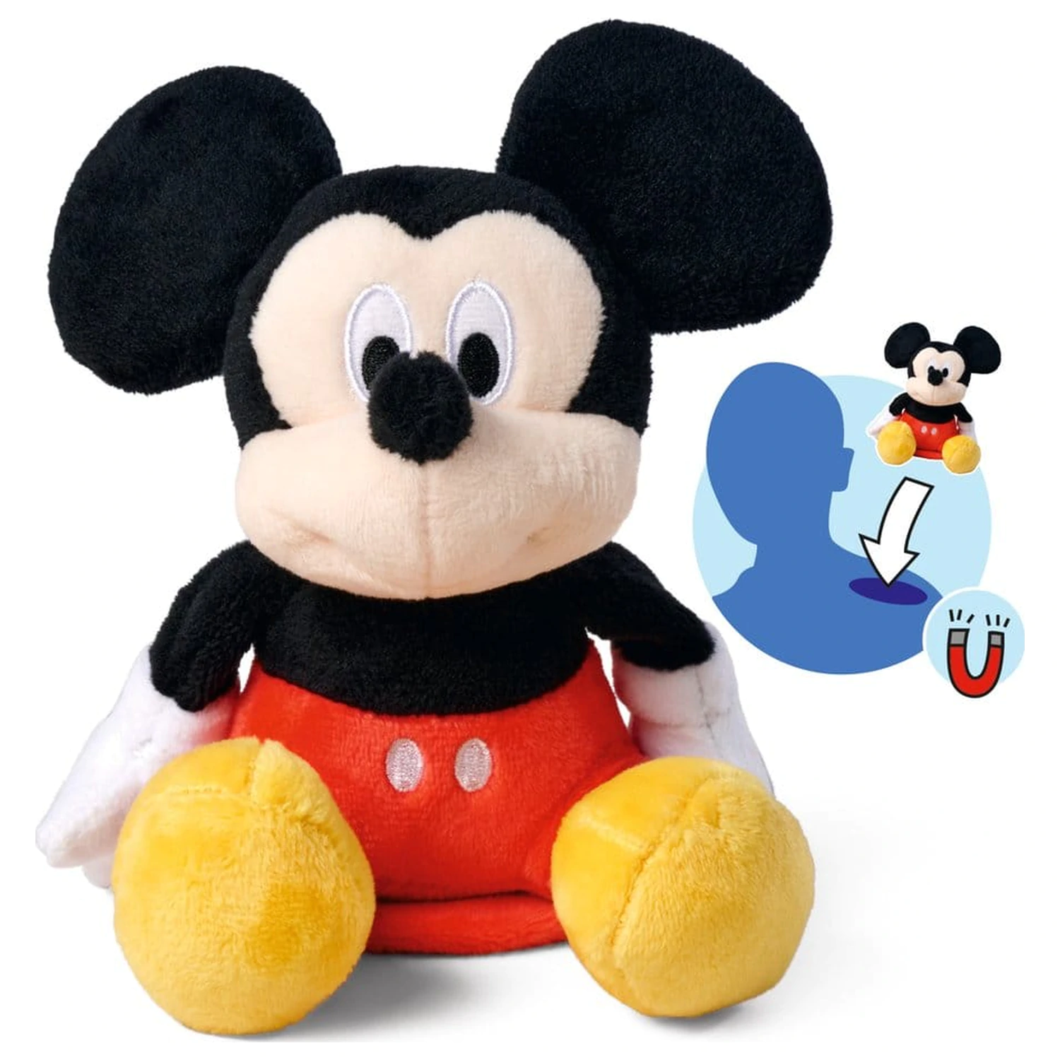 Figurină de pluș Disney Mickey Shoulder Rider 12 cm poza produsului