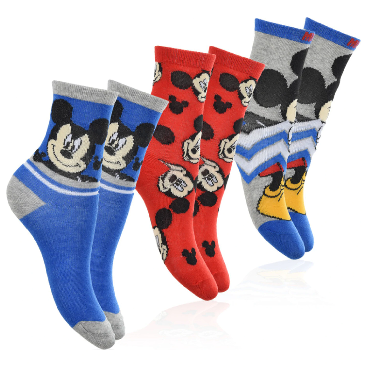 Disney Mickey Stride Blue șosete copii 23/26 poza produsului