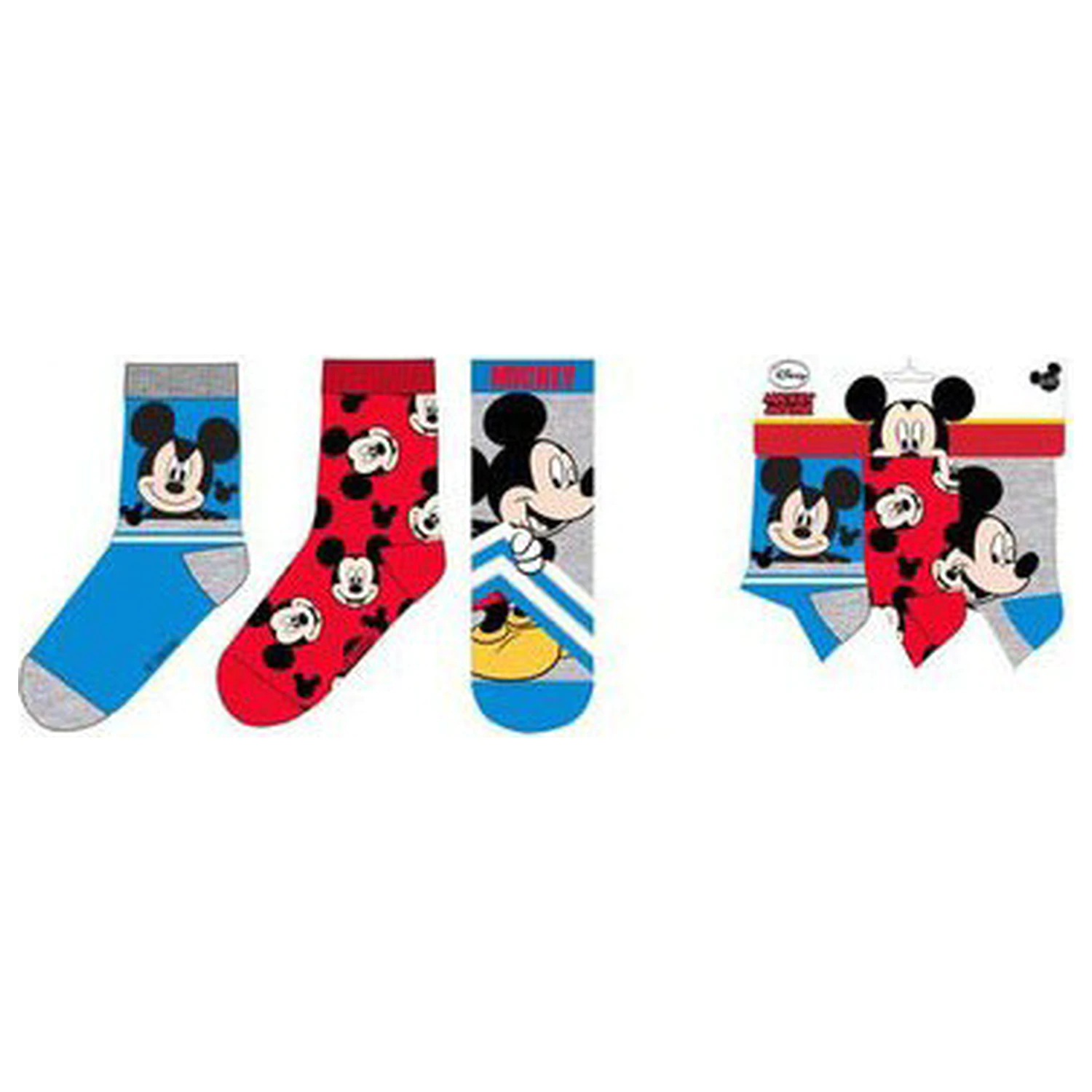 Disney Mickey Stride Blue șosete copii 23/26 poza produsului