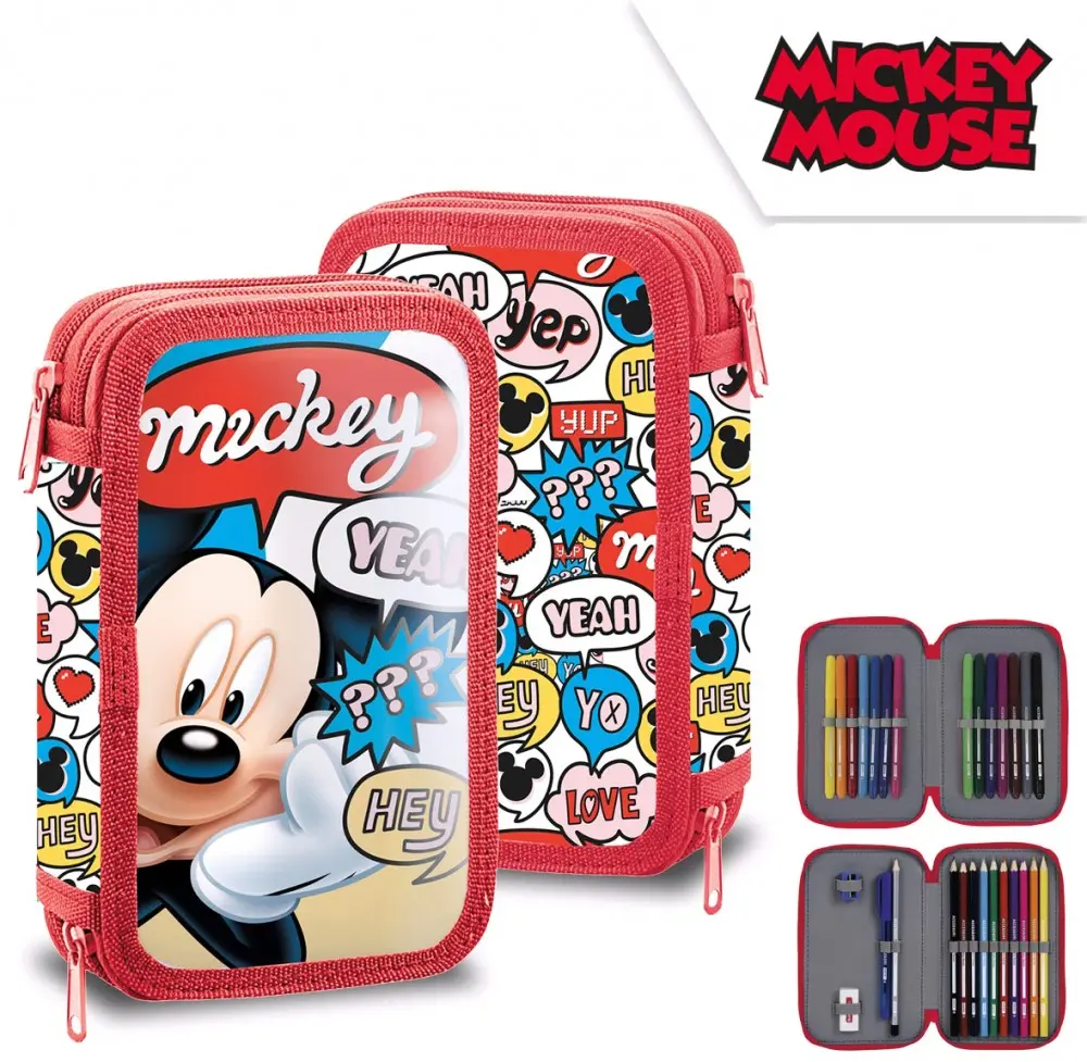 Disney Mickey Mouse penar etajat dublu umplut poza produsului
