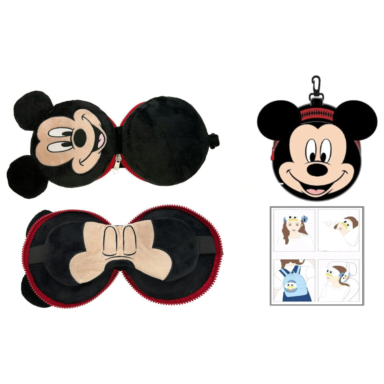 Disney Mickey perna de calatorie + masca poza produsului