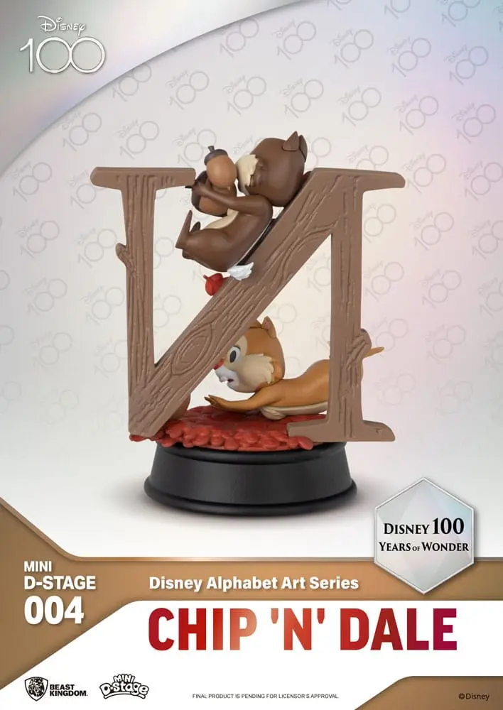 Disney Mini Diorama Stage Statues 6 pachete 100 Years of Wonder-Disney Alphabet Art 10 cm poza produsului