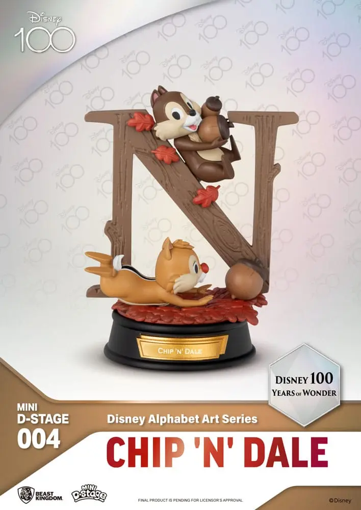Disney Mini Diorama Stage Statues 6 pachete 100 Years of Wonder-Disney Alphabet Art 10 cm poza produsului