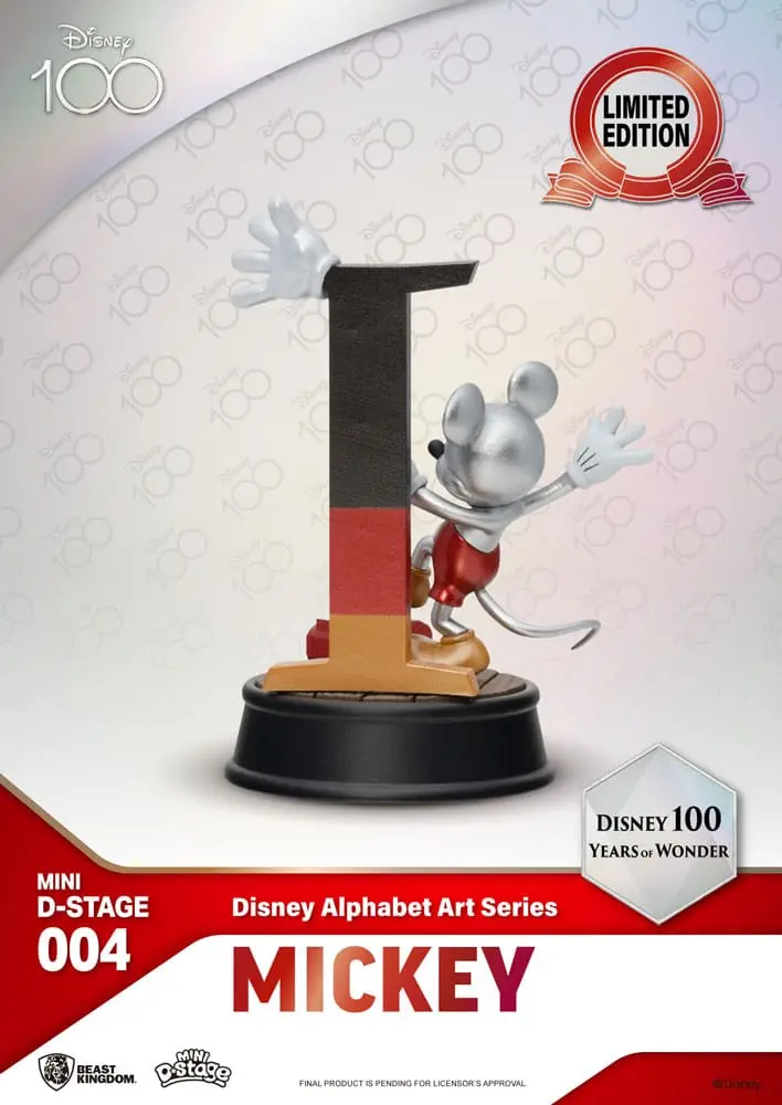Disney Mini Diorama Stage Statues 6 pachete 100 Years of Wonder-Disney Alphabet Art 10 cm poza produsului