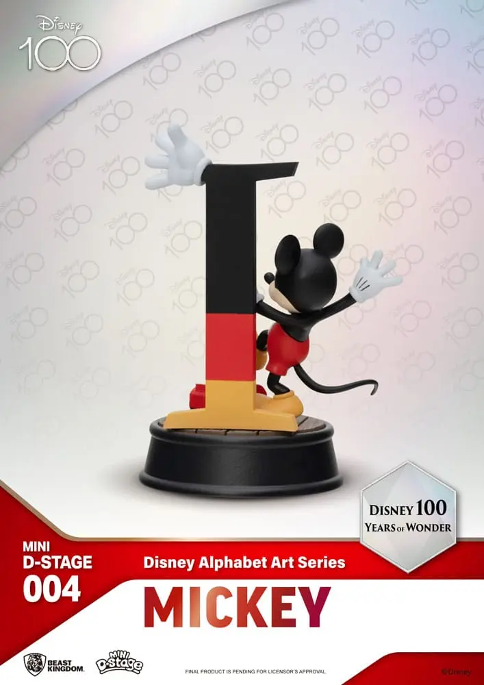 Disney Mini Diorama Stage Statues 6 pachete 100 Years of Wonder-Disney Alphabet Art 10 cm poza produsului