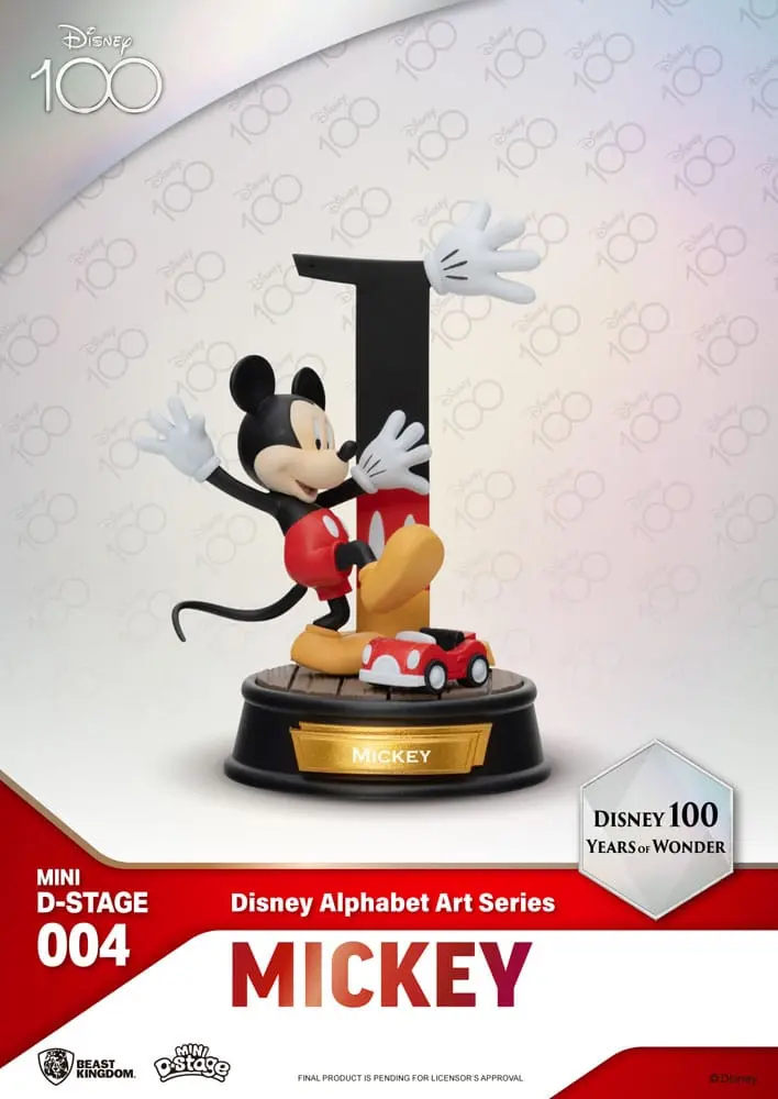 Disney Mini Diorama Stage Statues 6 pachete 100 Years of Wonder-Disney Alphabet Art 10 cm poza produsului
