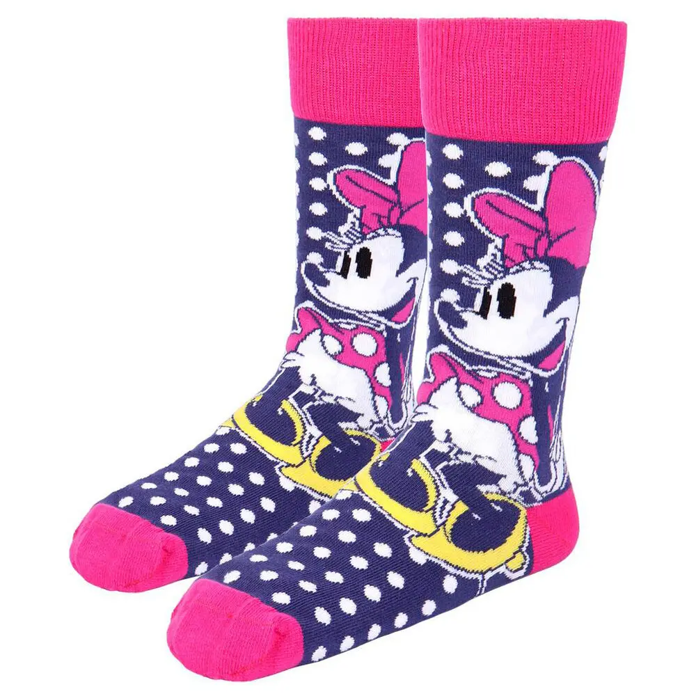 Disney Socks set de 3 perechi Minnie Mouse 36-41 poza produsului