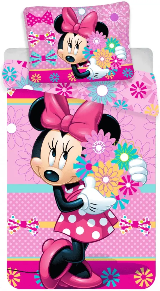 Disney Minnie Set Husa Plapuma 140x200cm, 70x90 cm poza produsului