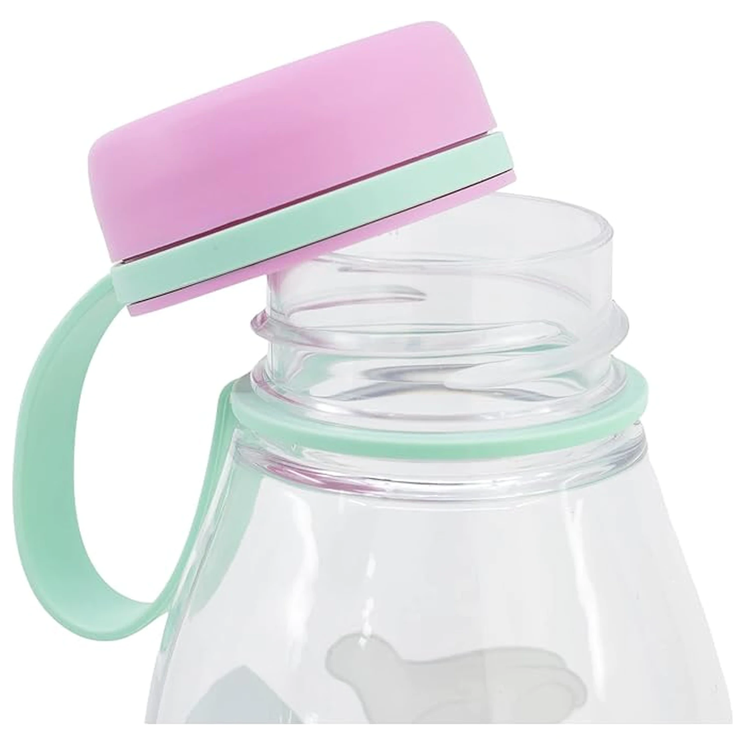 Disney Minnie Mouse Being More Ecozen Plastic Sticla de apa cu capac cu filet 650 ml poza produsului