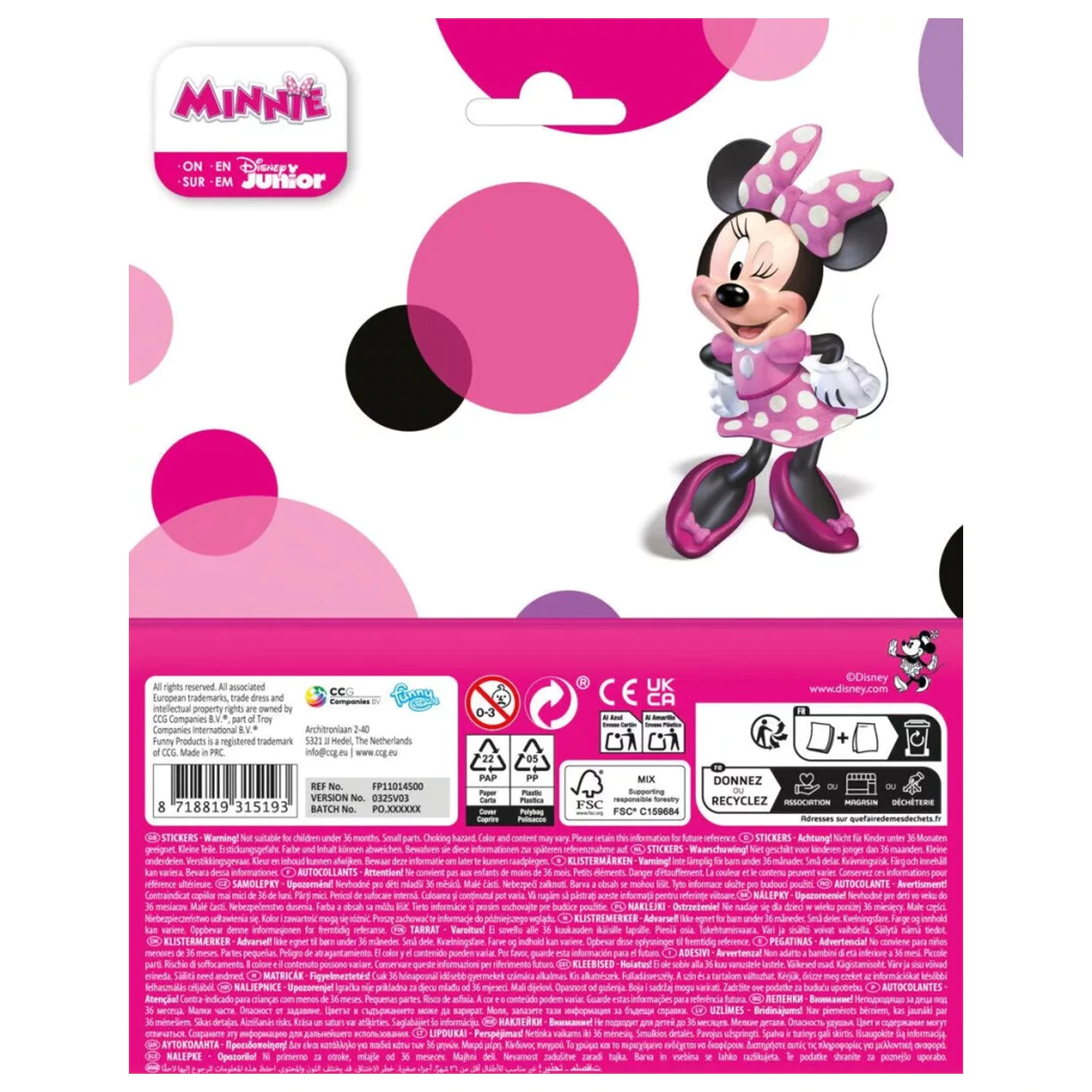 Disney Minnie Big Smile autocolant poza produsului