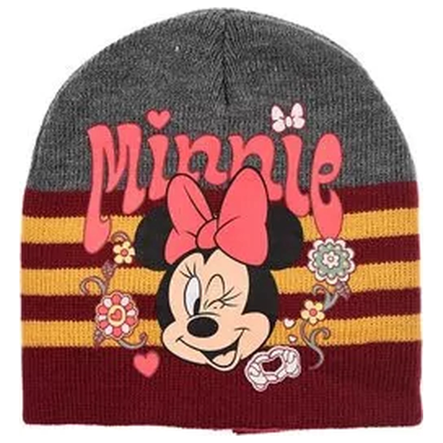 Palarie copii Disney Minnie Bloom Grey 52 cm poza produsului