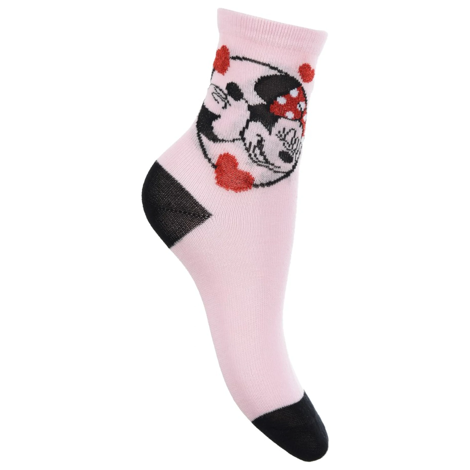 Disney Minnie Mouse Bow Pink șosete pentru copii 31/34 poza produsului