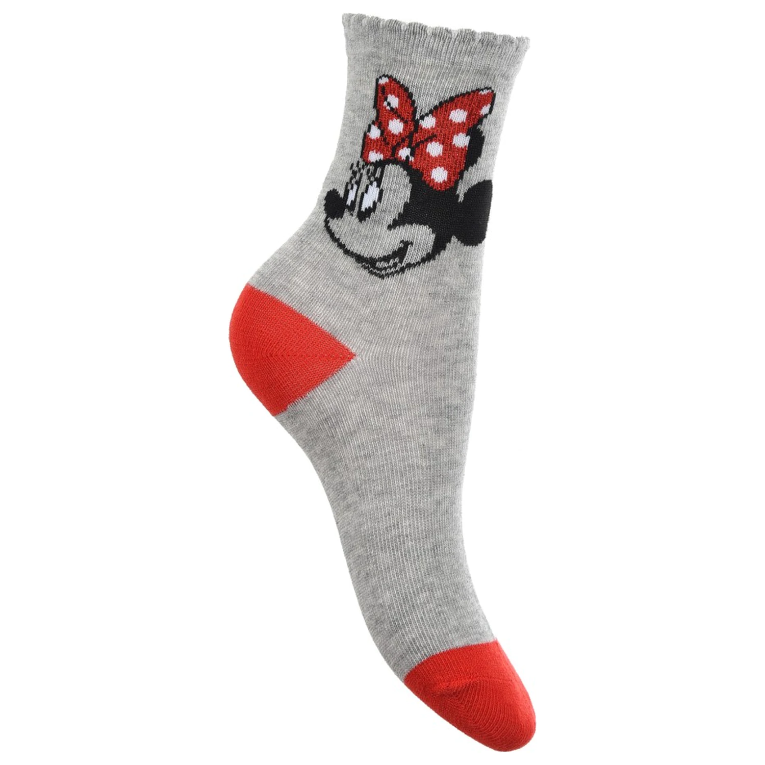 Disney Minnie Mouse Red Bow Sosete pentru copii 31/34 poza produsului