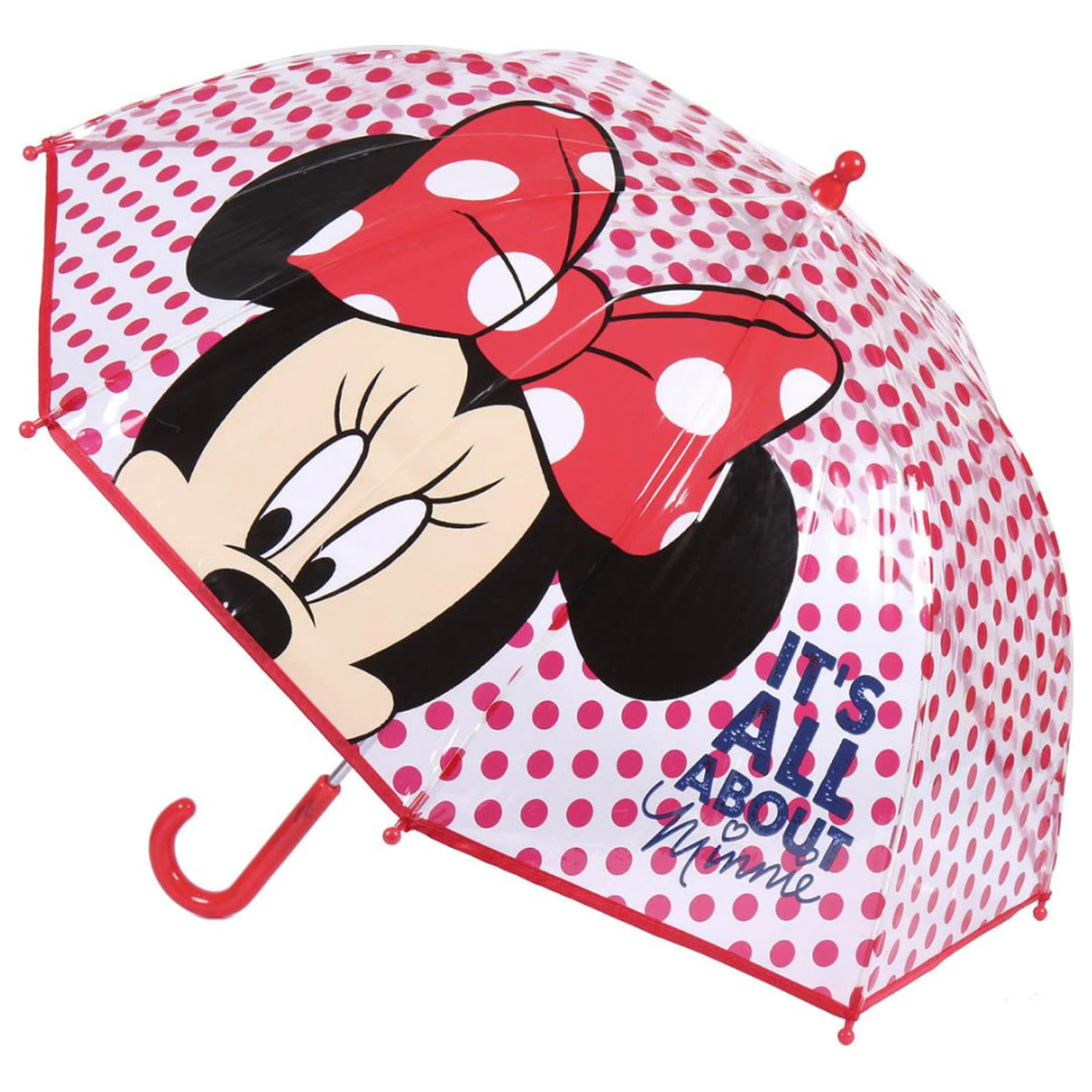 Disney Minnie Dots umbrela transparenta pentru copii Ø71 cm poza produsului
