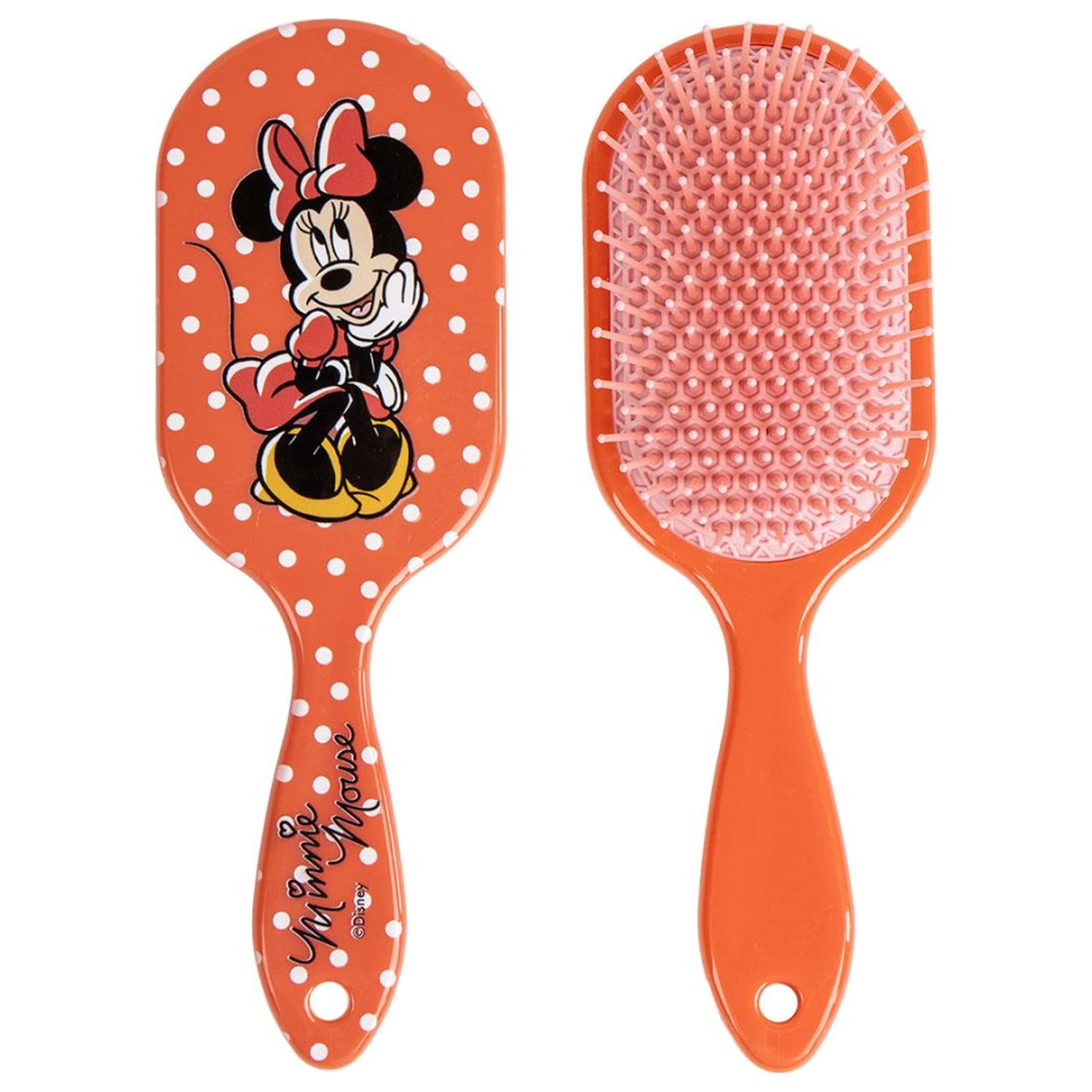 Disney Minnie Mouse Dots Perie de par, pieptene 20 cm poza produsului