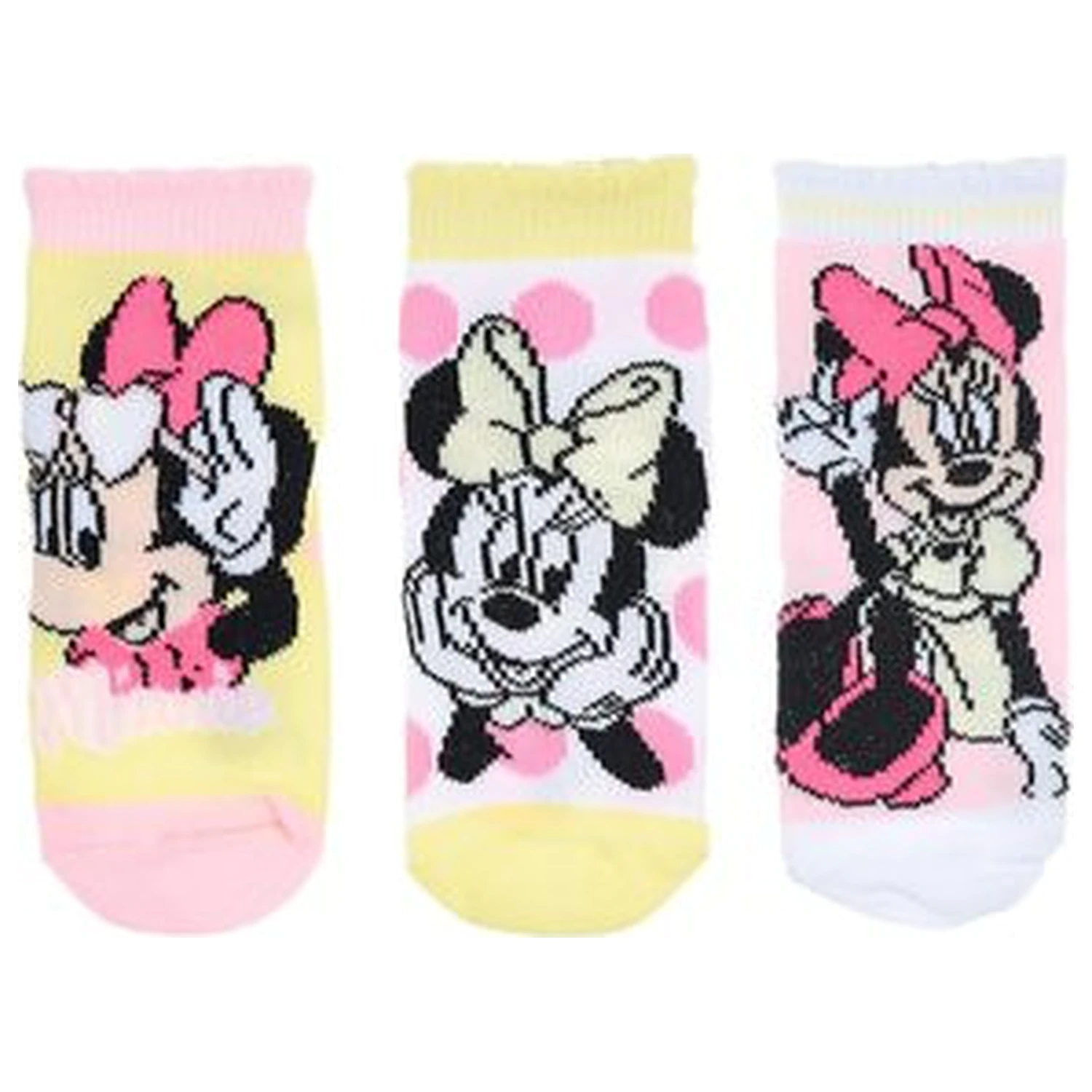 Disney Minnie Mouse Dressy Yellow Baby Șosete 0/6 Luni poza produsului