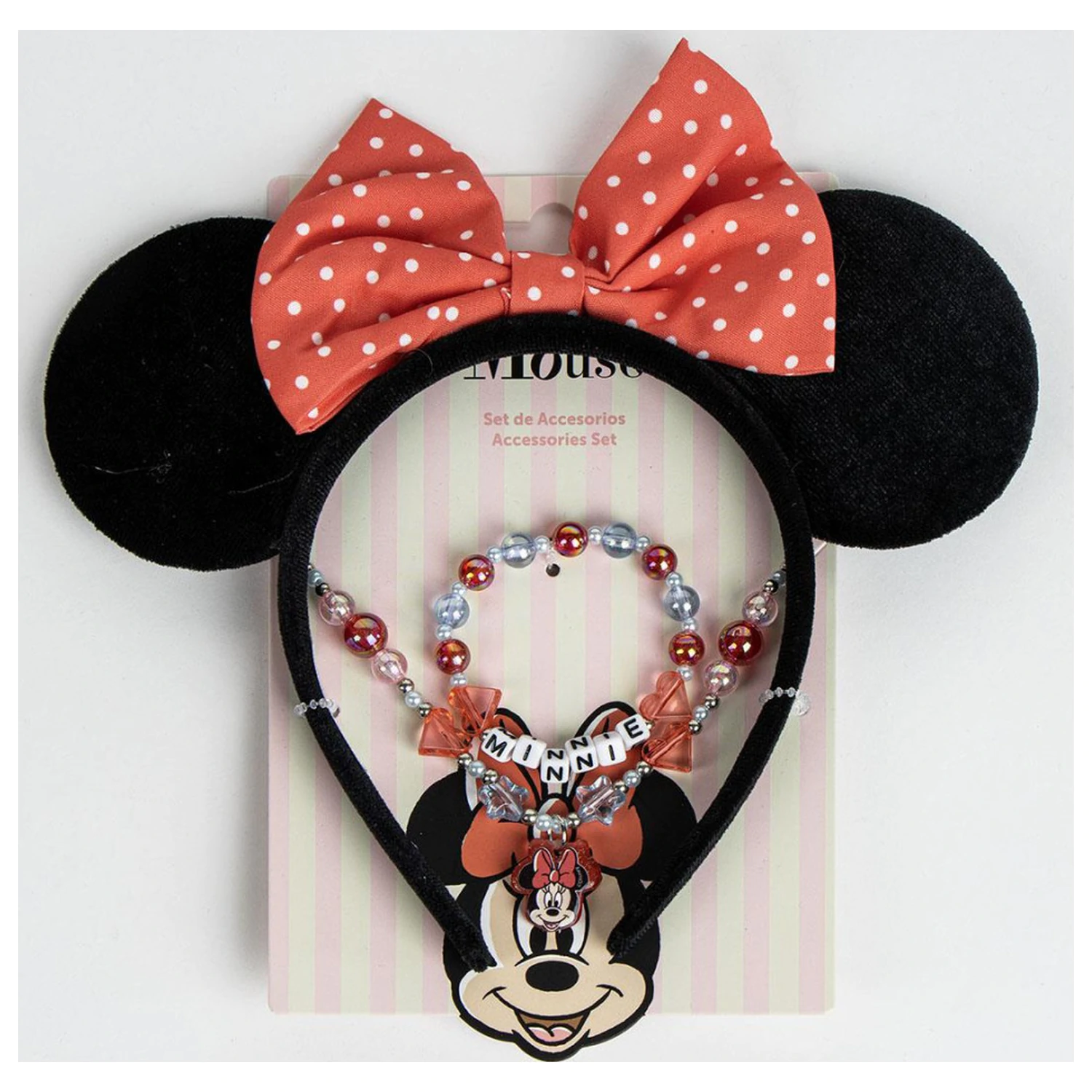 Disney Minnie Ears Jewelry and Headband Set poza produsului