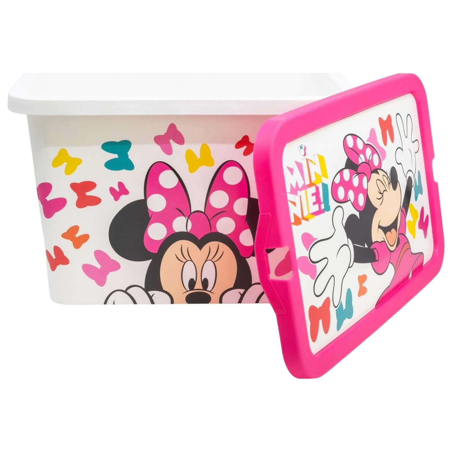 Disney Minnie Edgy Bows cutie de depozitare din plastic 7 L poza produsului