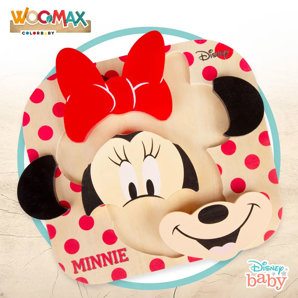 Disney Minnie puzzle din lemn poza produsului