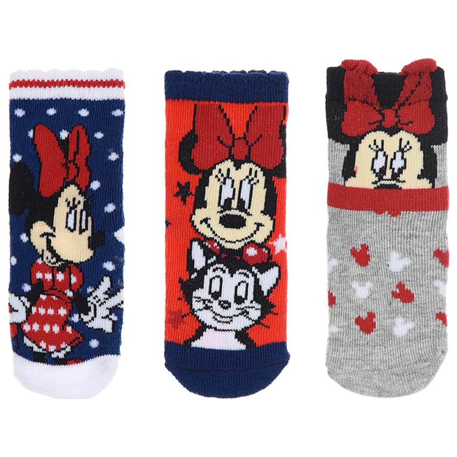 Sosete bebelusi Disney Minnie Figaro 6/12 luni poza produsului