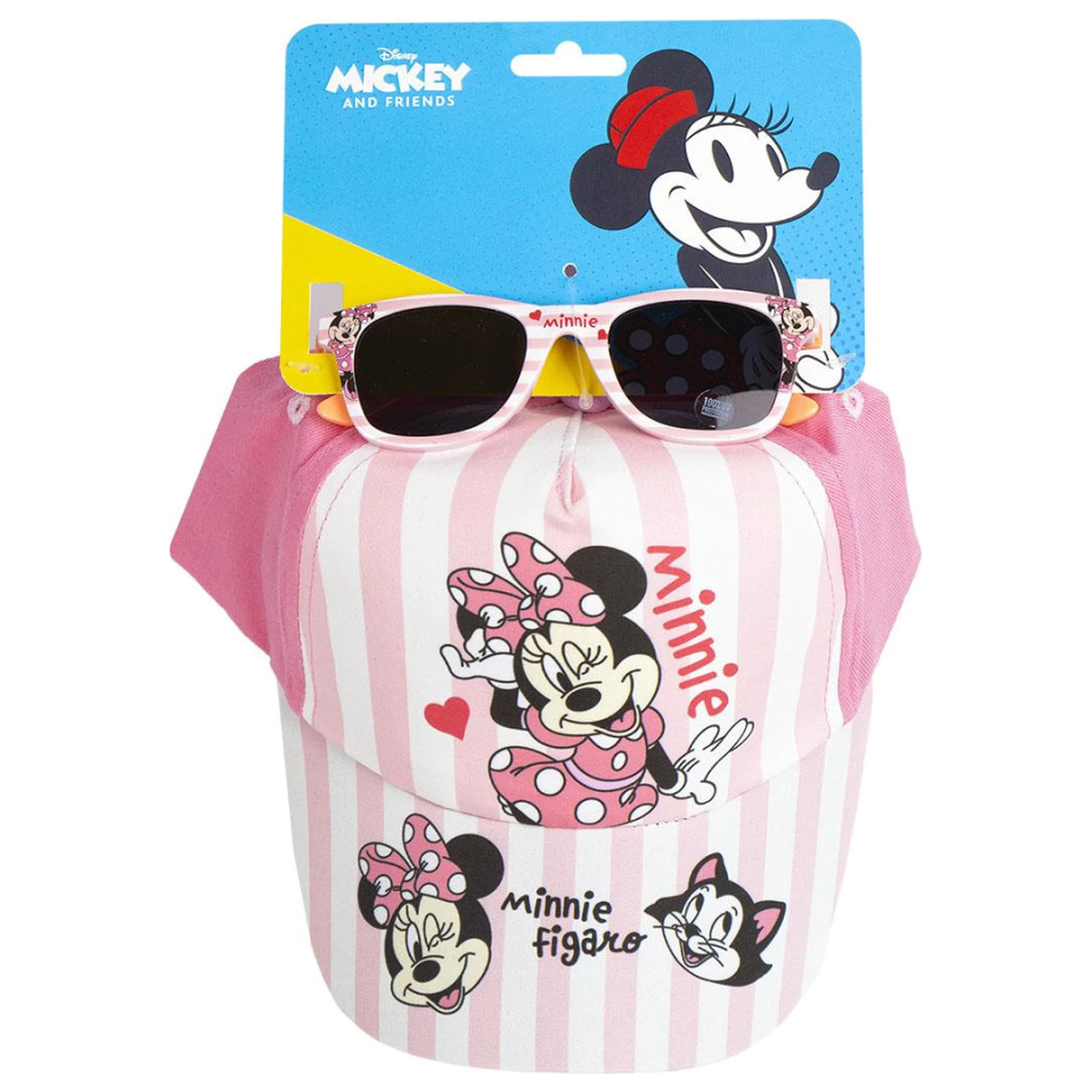 Set ochelari de soare si sapca de baseball Disney Minnie Mouse Figaro poza produsului