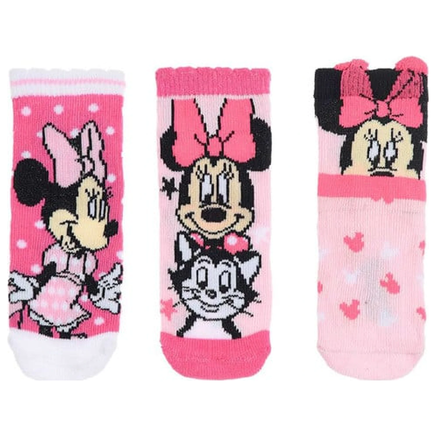 Disney Minnie Figaro Sosete de bebelusi roz 0-6 luni poza produsului