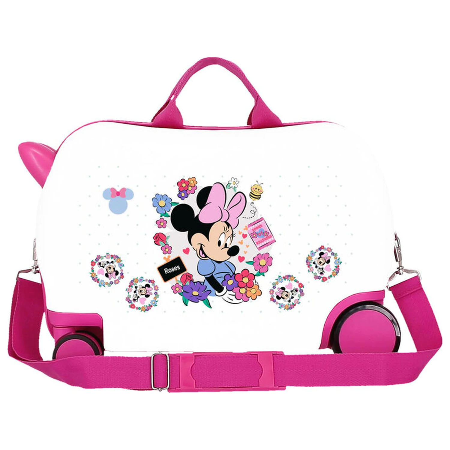 Disney Minnie Flowers ABS trolley geamantan 45cm poza produsului
