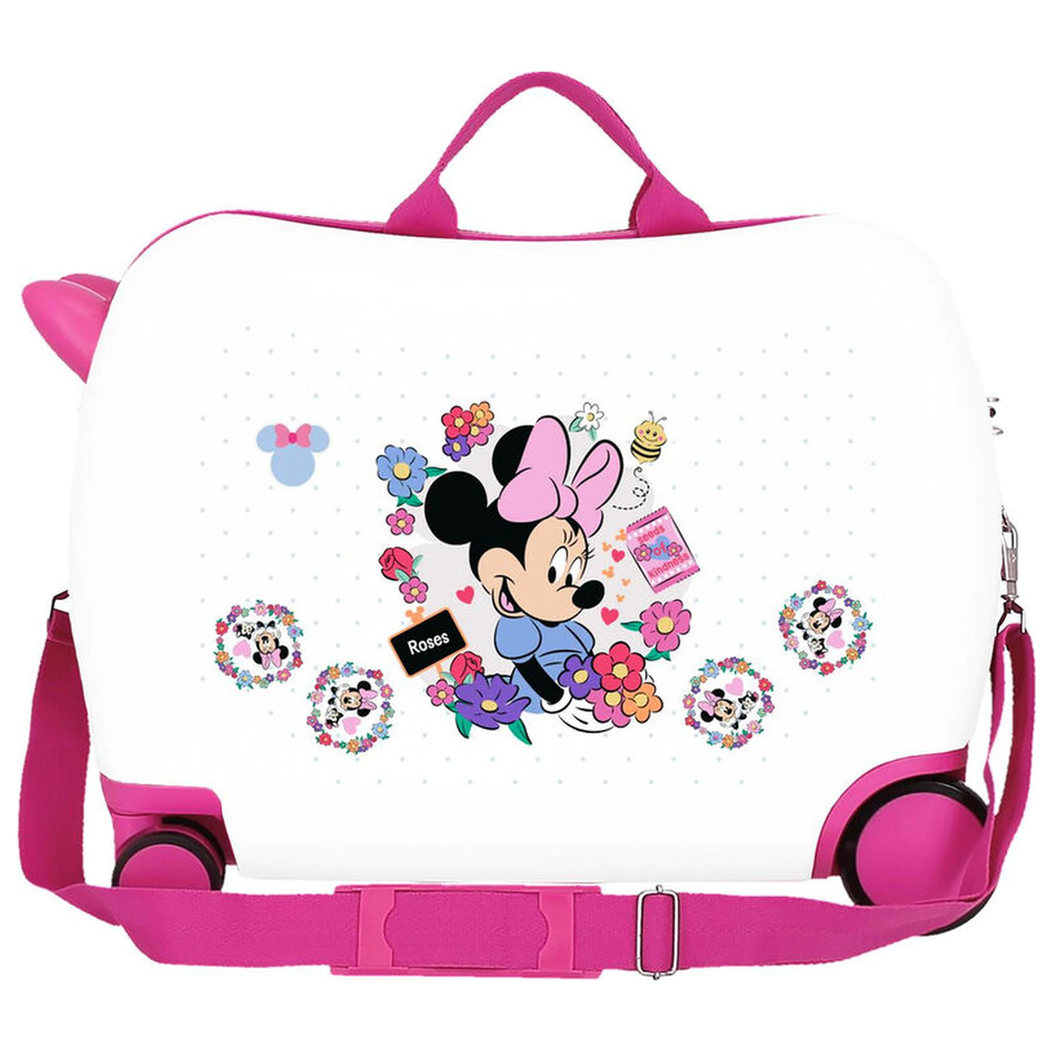 Disney Minnie Flowers ABS geanta trolley de 50cm poza produsului