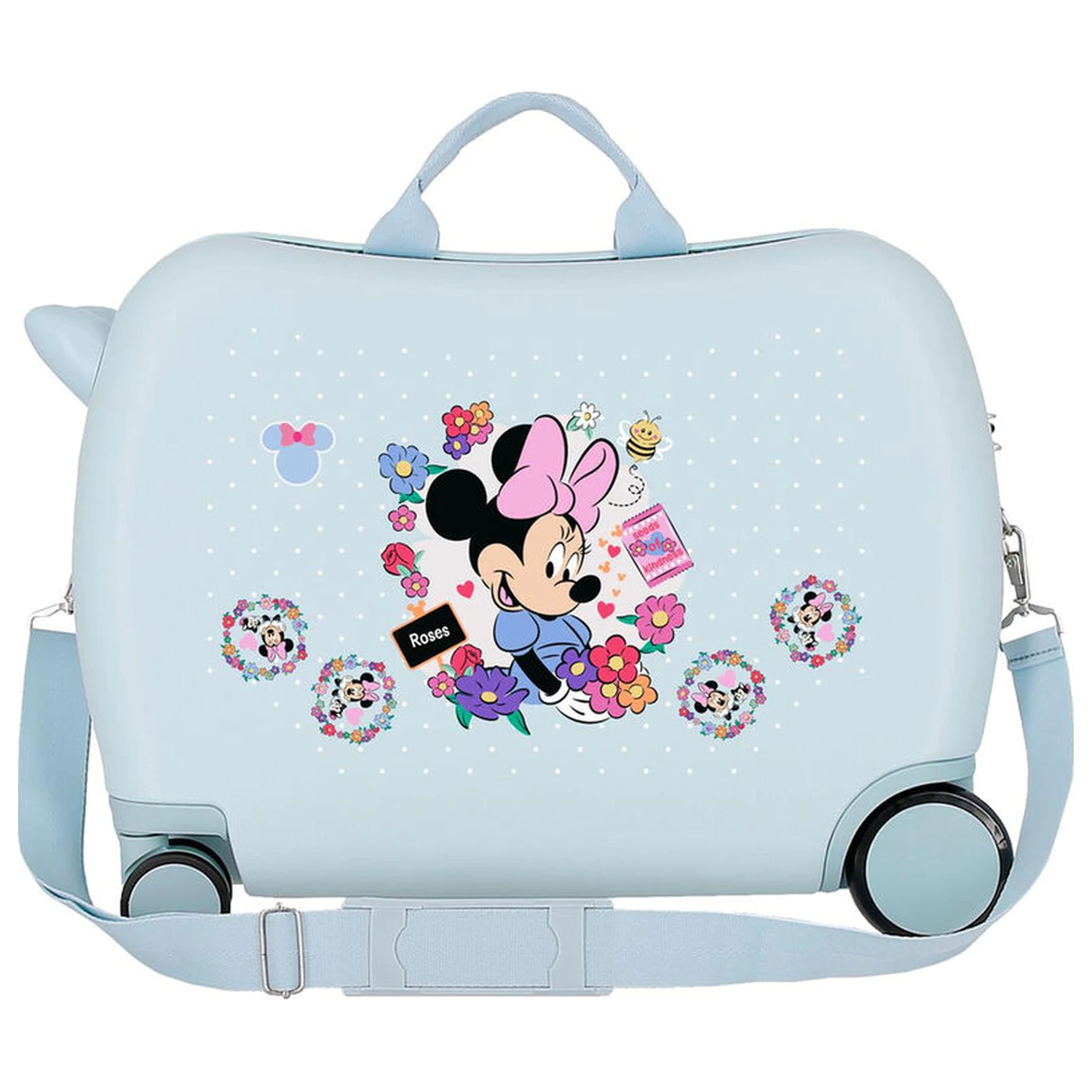Disney Minnie Flowers ABS geanta trolley 50cm poza produsului