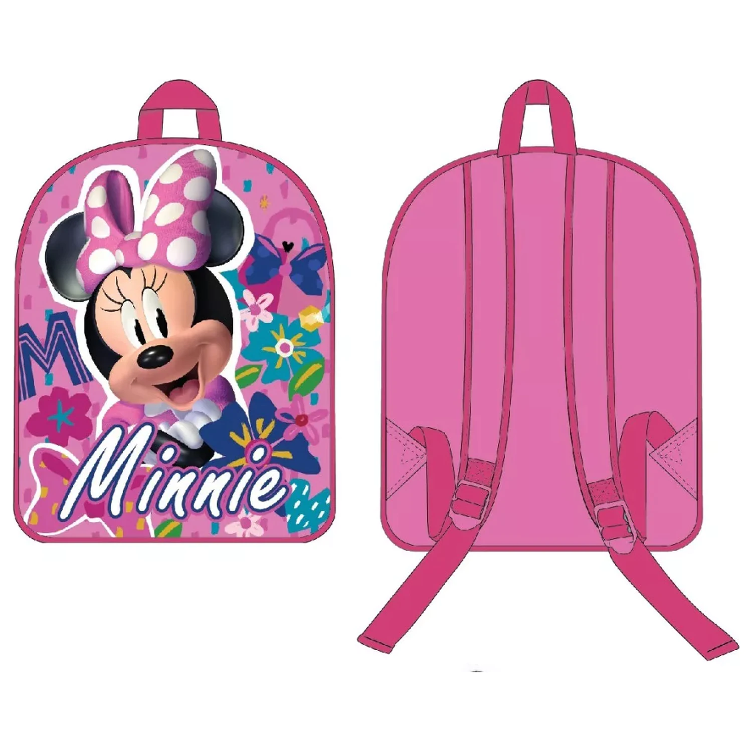 Disney Minnie Flowers Rucsac, Geanta 30 cm poza produsului