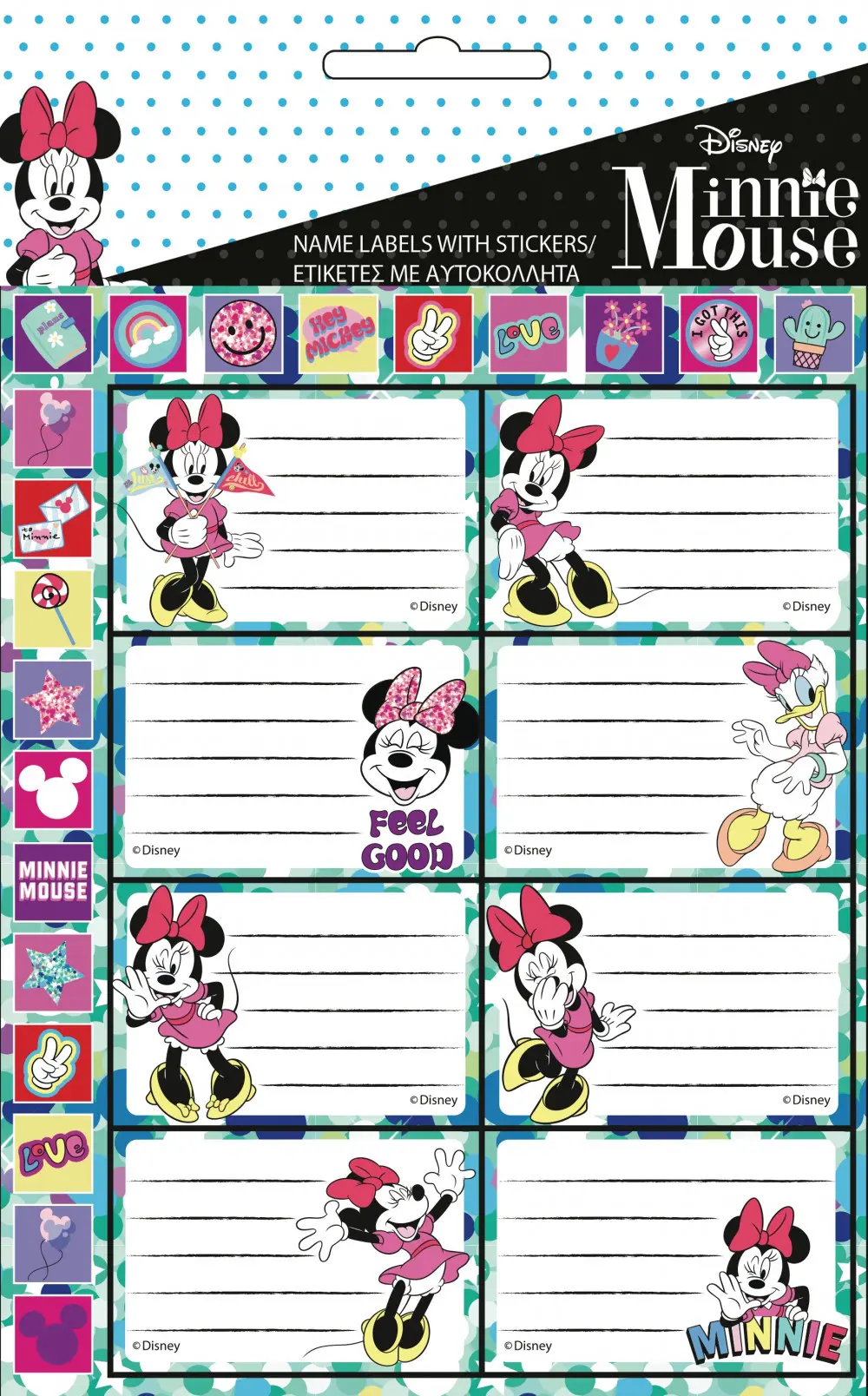 Disney Minnie Etichete caiet cu stickere 16 buc poza produsului