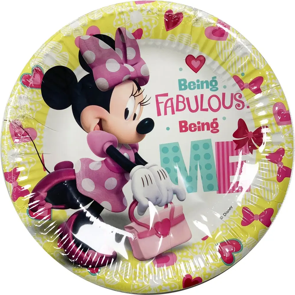 Disney Minnie Happy Farfurii din hartie 8 bucati 19.5 cm poza produsului