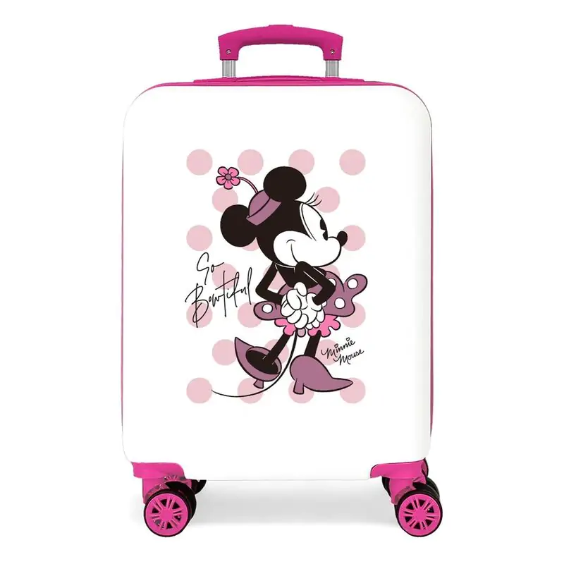 Valiză tip troler Disney Minnie Have a Good Time So Beautiful ABS 55cm poza produsului