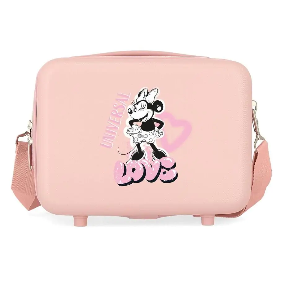 Disney Minnie Heart adaptable ABS beauty case tip vanity poza produsului