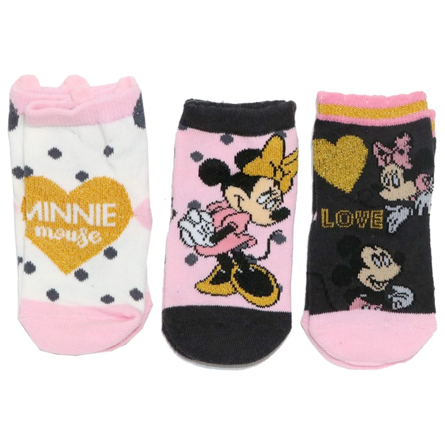Disney Minnie Heart sosete bebelusi 0-6 luni poza produsului