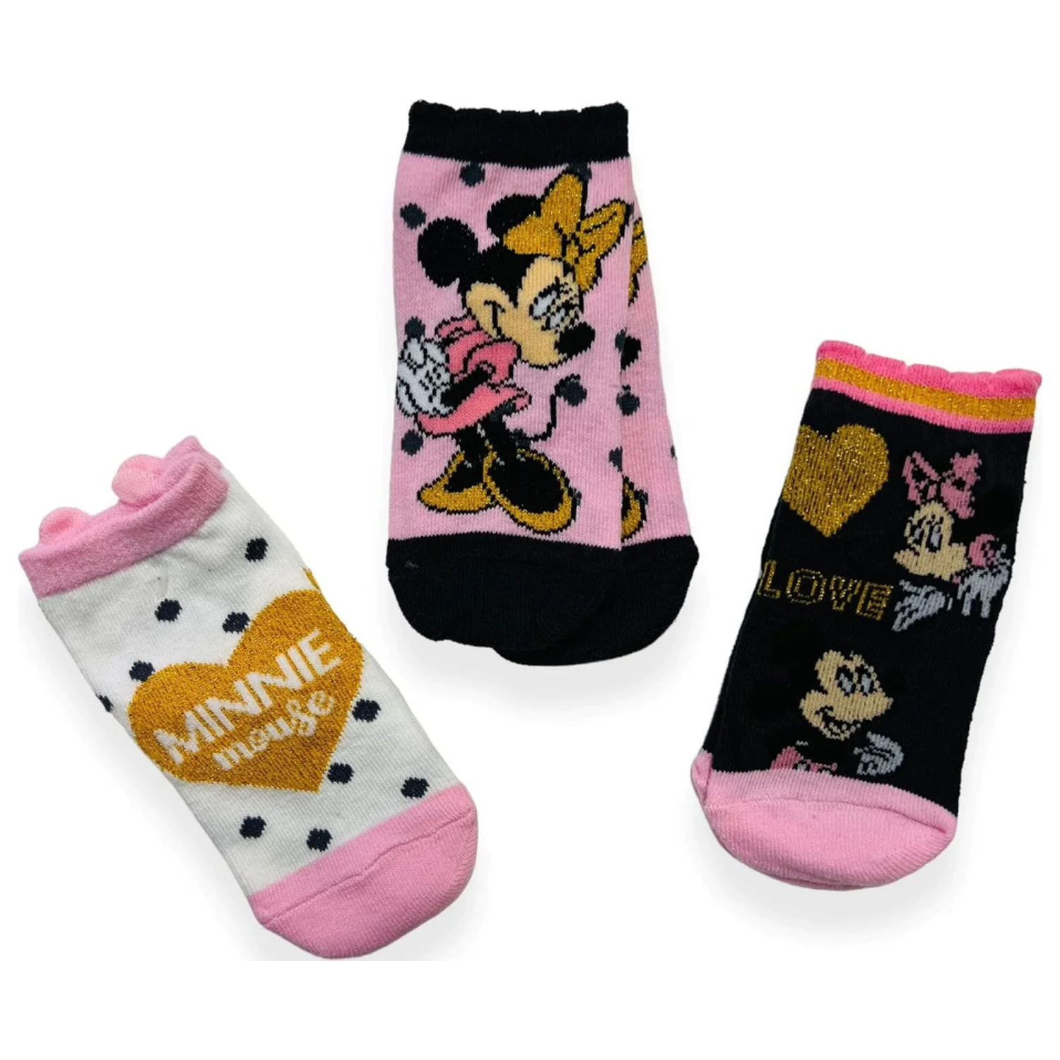 Disney Minnie Heart sosete bebelusi 0-6 luni poza produsului