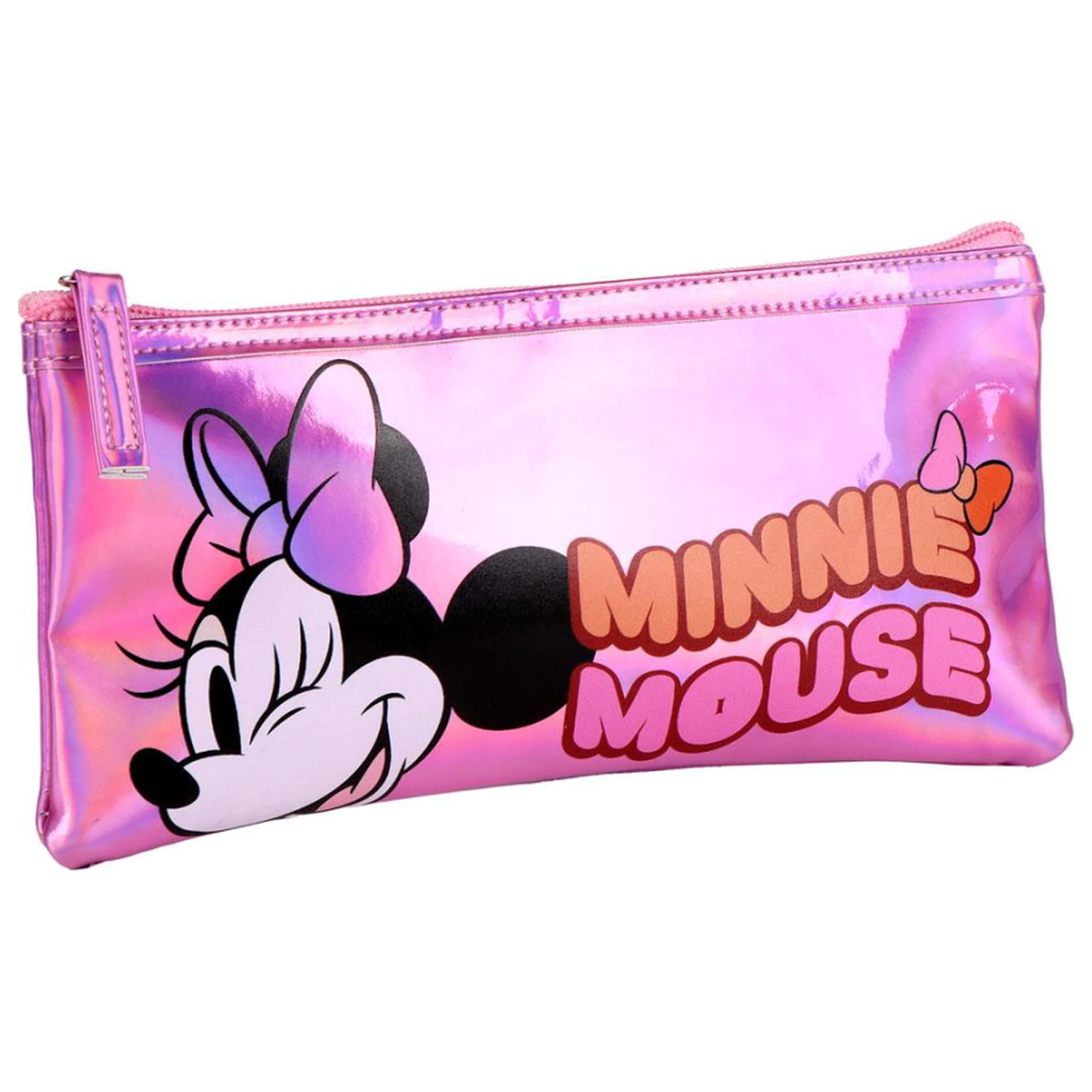 Geantă de toaletă iridescentă Disney Minnie pentru copii, penar poza produsului