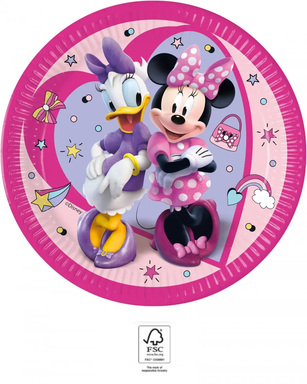 Disney Minnie Junior Farfurii de Hârtie 8 bucăți 23 cm FSC poza produsului