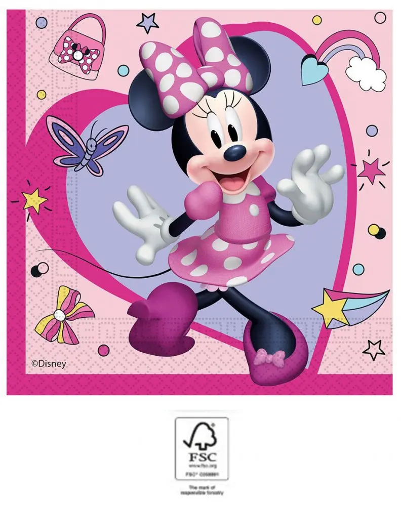 Disney Minnie Servetele Junior 20 bucati 33x33 cm FSC poza produsului