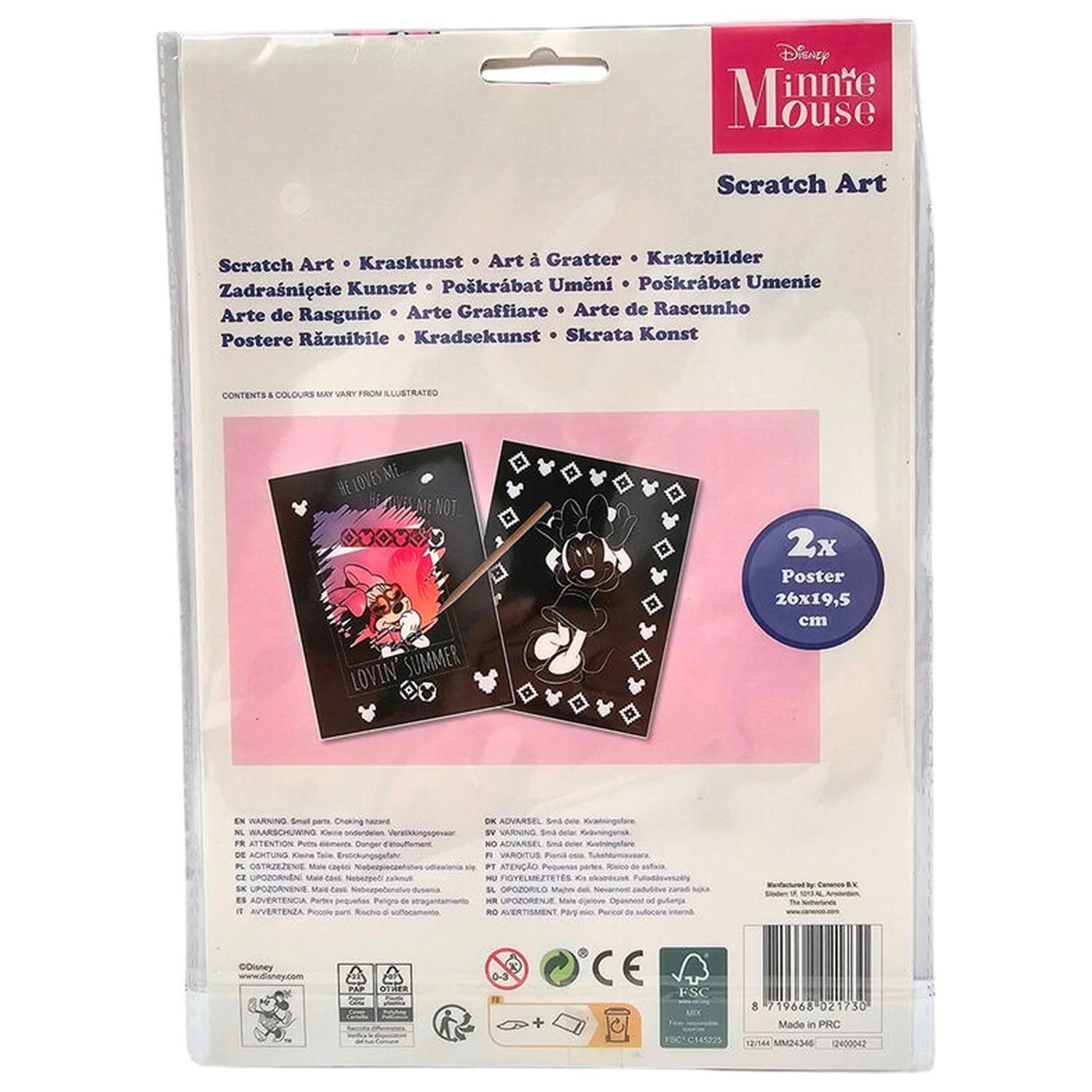 Disney Minnie set de ras. poza produsului