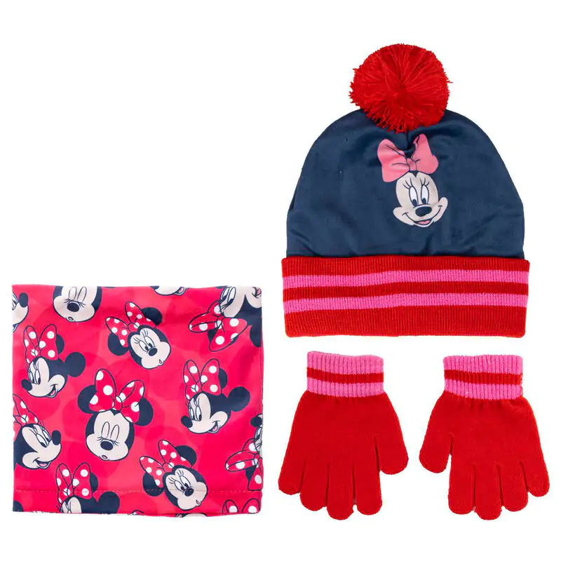 Set pentru copii Disney Minnie snood, pălărie și mănuși poza produsului