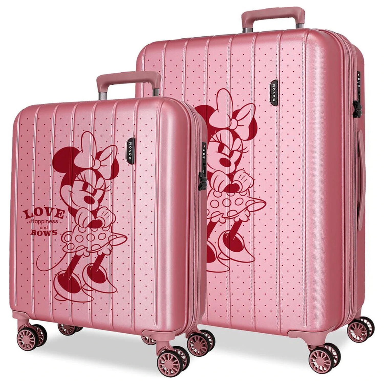 Disney Minnie Love ABS set valize trolley 55/65cm poza produsului